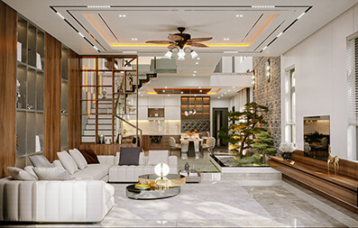 THIẾT KẾ NỘI THẤT NHÀ PHỐ